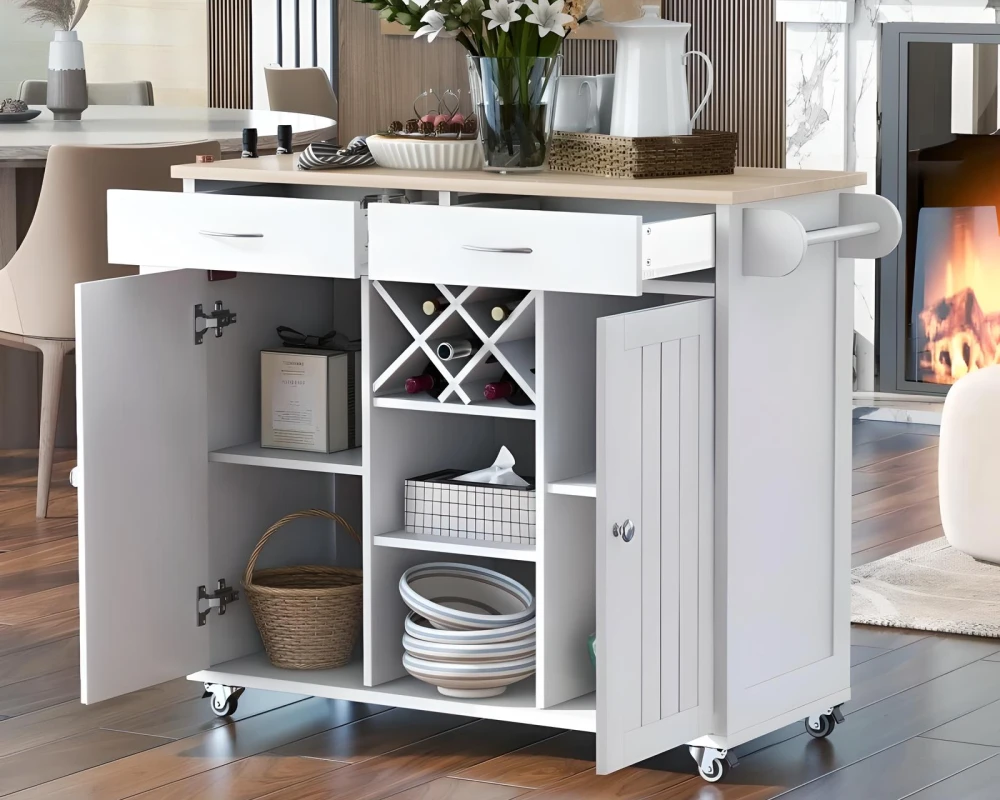 narrow kitchen islands
